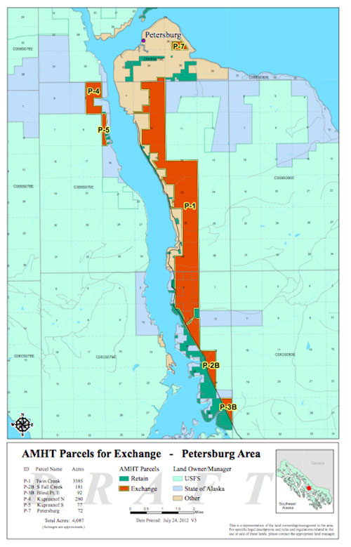 jpg Alaska Mental Health Trust Parcels for Exchange - Petersburg Area