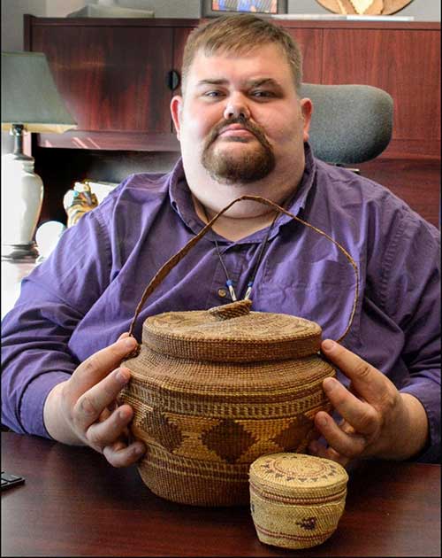 jpg Spruce Root Basket Donated from Private Collection