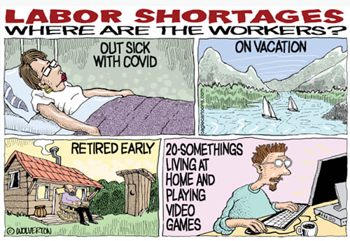 jpg Political Cartoon: Labor Shortages 
