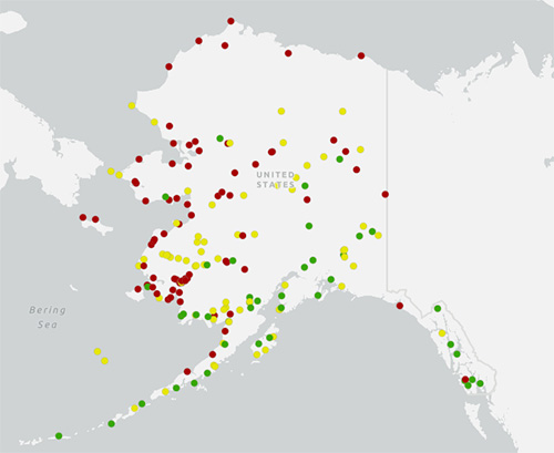 jpg In 2019, the Denali Commission Statewide Threat Assessment found that 144 Alaska Native communities (43 percent of all communities in the state of Alaska) are likely to face some degree of infrastructure damage from erosion, flooding, and/or permafrost thaw.