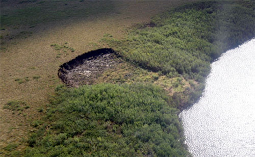 jpg Thawing Arctic hillsides are major climate change contributors