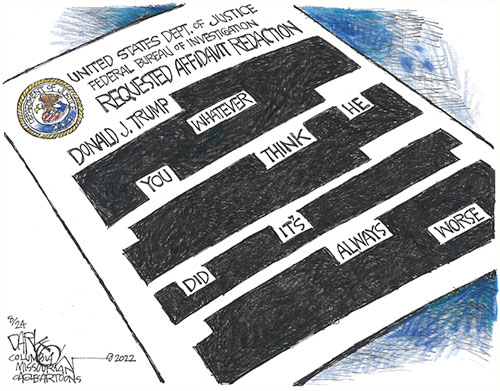 jpg Political Cartoon:  Redacted affidavit
