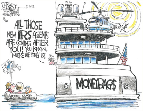 jpg Political Cartoon:  IRS is coming for you