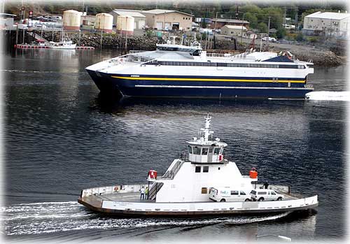 jgp Fast Ferry Chegena and the Ferry Oral Freeman