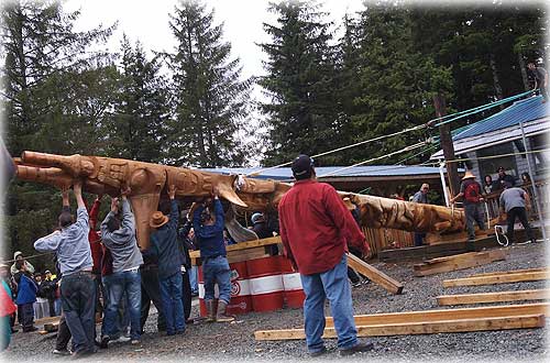 Unity Pole Raising In Kasaan