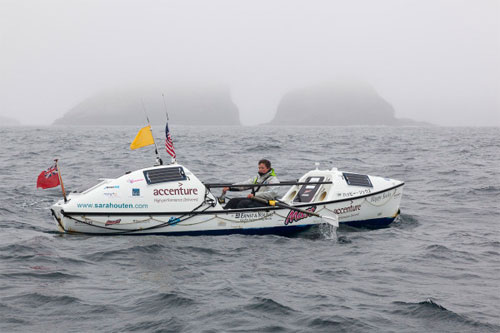 jpg British Adventurer is First to row Solo From Japan to Alaska