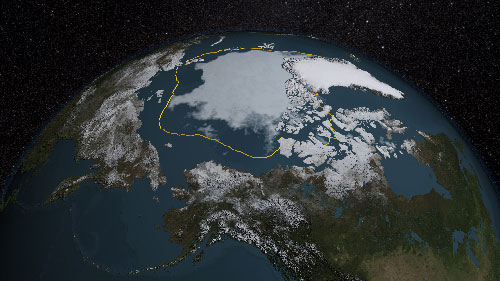 jpg Arctic Sea Ice Summertime Minimum Is Fourth Lowest on Record