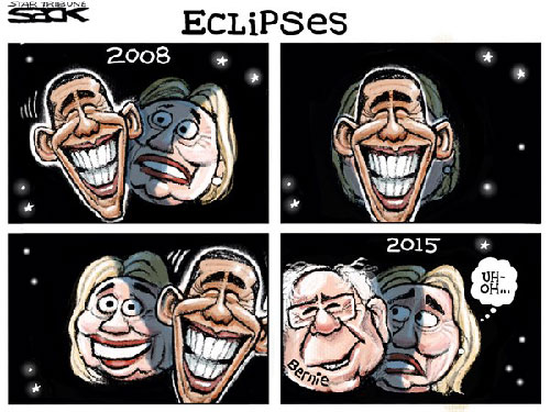 jpg Political Cartoon: Hillary Eclipses