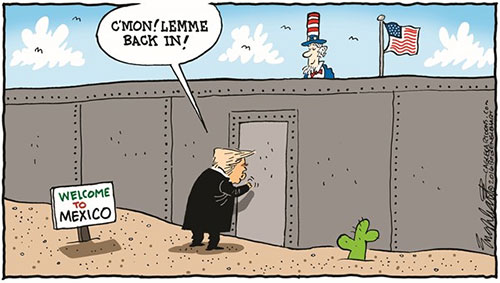 jpg Editorial Cartoon: Trump To Mexico