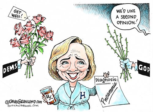 jpg Editorial Cartoon: Hillary diagnosis 