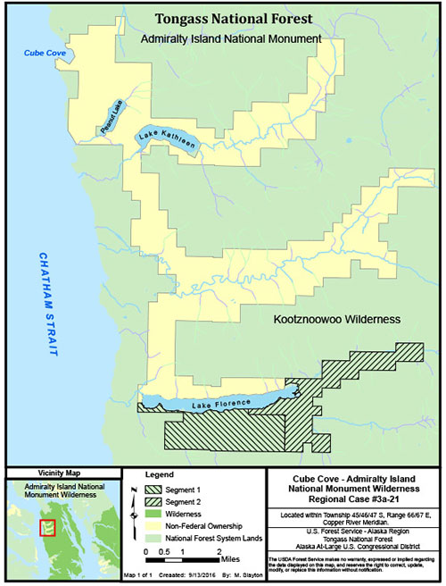 jpg Forest Service purchases land in Cube Cove returning it to Wilderness 