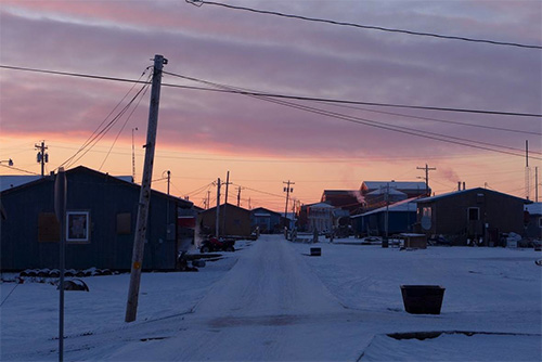 jpg The village of Kotlik at sunset - September 20, 2016