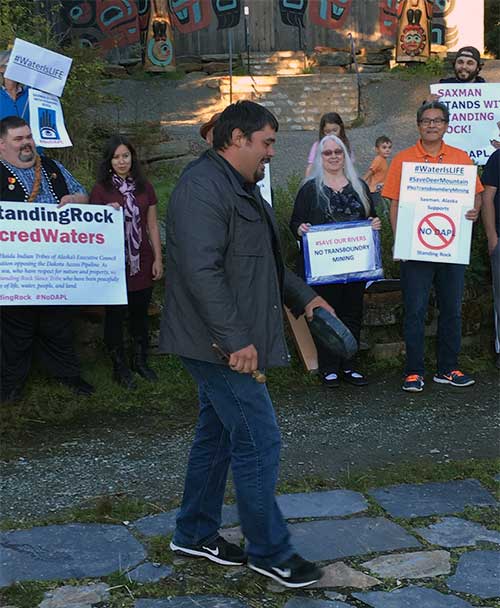 jpg Hydaburg Mayor Tony Christiansen, CCTHITA President Peterson, Saxman IRA Vice president Sylvia Banie, Saxman IRA President Lee Wallace, in the back is Aoife Rado, Evan Olsen, and Paris Albertsen II.