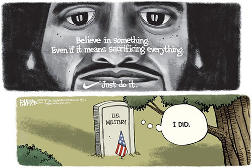 jpg Political Cartoon: Nike Ad 