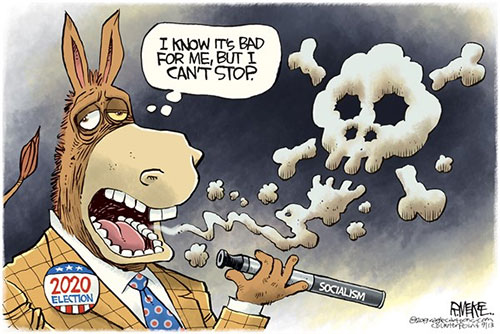 jpg Political Cartoon: Democrat Vaping