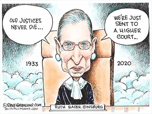 jpg Political Cartoon: Ruth Bader Ginsburg 1933-2020