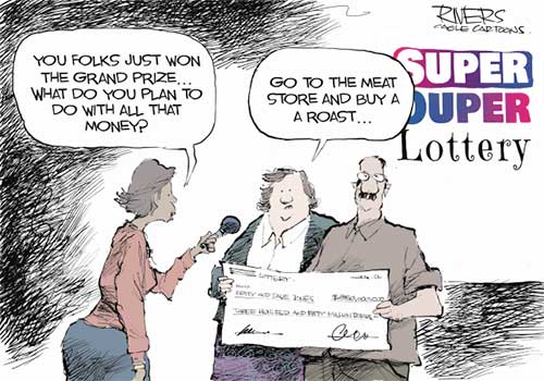 jpg Political Cartoon:  The Lottery