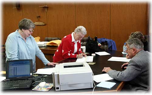 Canvassing Board Recount Photo