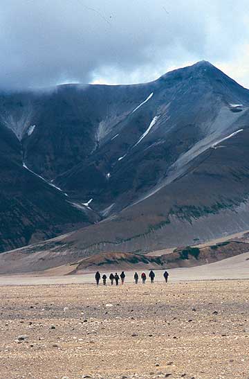 jpg Hikers traverse the Valley of Ten Thousand Smokes on the Alaska Peninsula