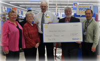 Wal-Mart gives $38,000....