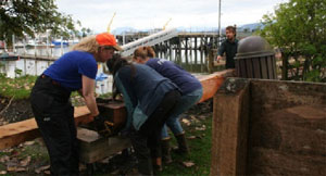 jpg WCA Covers Shakes Island Totem Poles for Winter