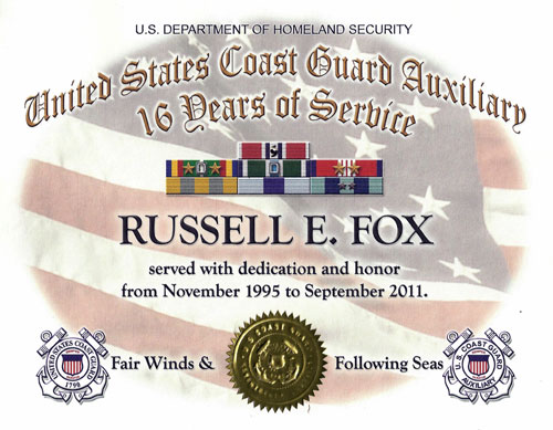 jpg Fox recognized for dedication & service to DHS and for volunteerism 