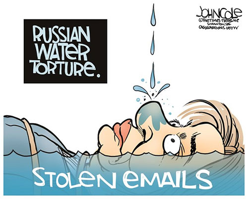 jgp Editorial Cartoon: Russian water torture