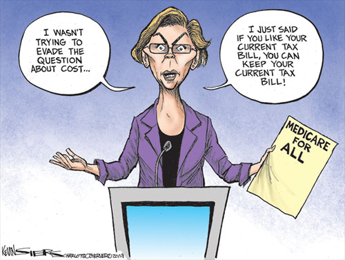 jpg Political Cartoon: Warren's Medicare for All 