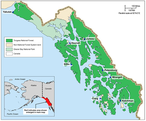 jpg Tongass National Forest Map