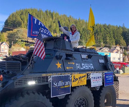 Trump Rally and Car Parade Held in Ketchikan