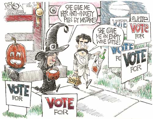 jpg Political Cartoon: Campaign anxiety