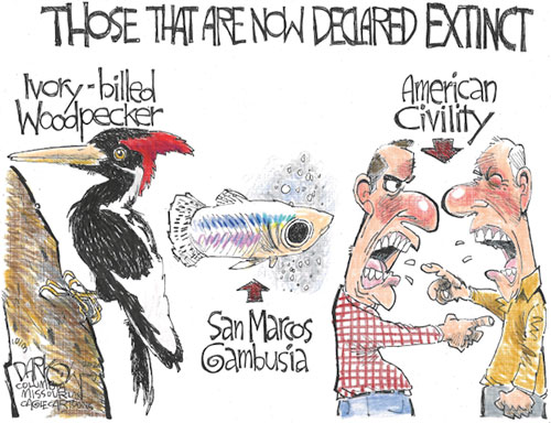 jpg Political Cartoon: Extinction of civility