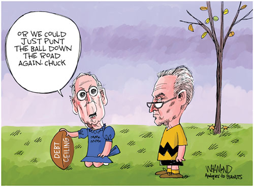 jpg Political Cartoon: Punting the ball