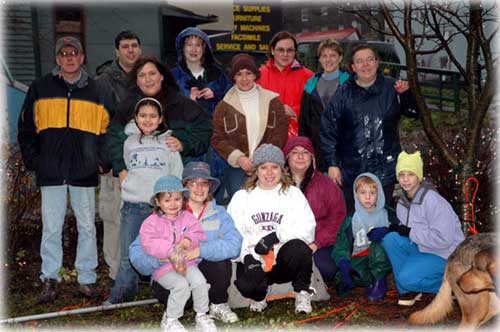 Front Page Photo "Winter Wonderland" Volunteers