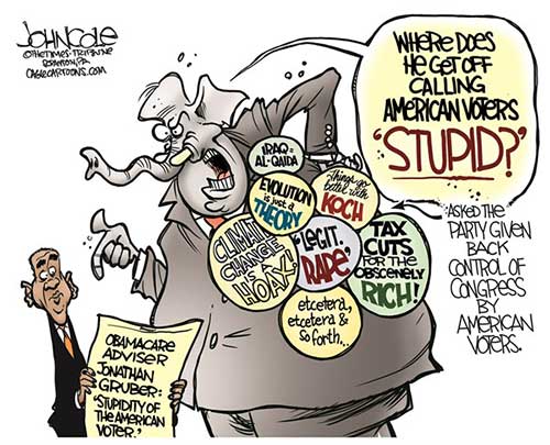jpg Political Cartoon: Stupid voters