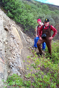 jpg n 2002, former UA Museum of the North's curator Roland Gangloff arranged to excavate the ichthyosaur fossil with the help of Fort Wainwright’s aviation team called the “Sugar Bears.”