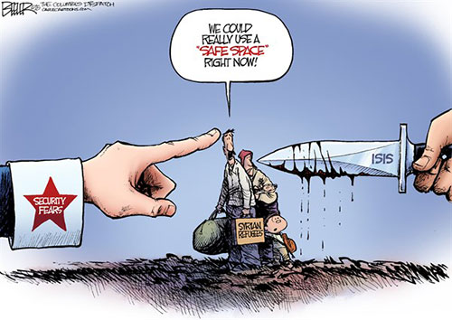 jpg Editorial Cartoon: Syrian Refugees 