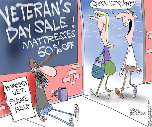 jpg Political Cartoon: Veterans Ignored