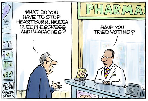 jpg Political Cartoon: Voting Is The Best Medicine 