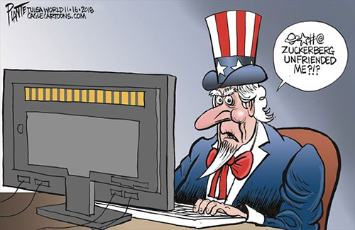 jpg Political Cartoon: Uncle Sam and Facebook 