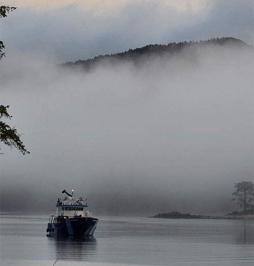 jpg The P/V Enforcer anchored during the operation in Southeast Alaska.