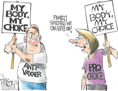 jpg Political Cartoon: My body, my choice