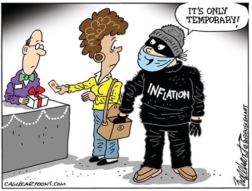 jpg Political Cartoon: Inflation Goes Shopping