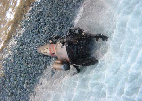  ... Skan Bay by Unalaska Island after teams located the aircraft