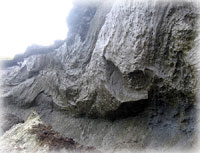 Storm exposes unknown glacier on Alaska coast 