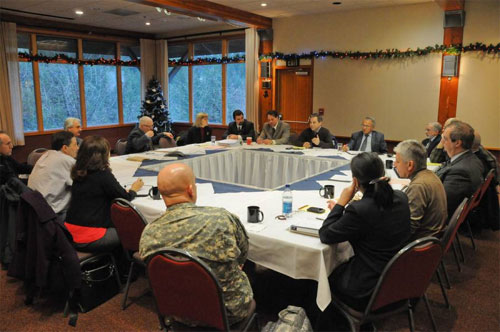 jpg Alaska Governor Sean Parnell and his cabinet met in Ketchikan