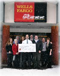 Wells Fargo Donates $15,000 to KGH Foundation