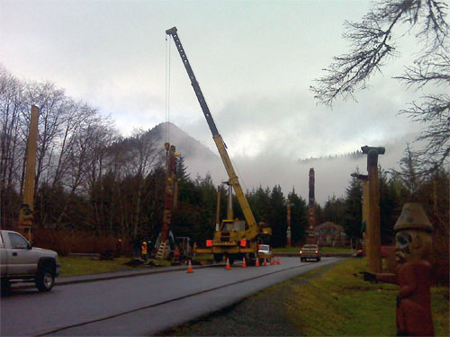 Totem Poles Restoration Project Completed