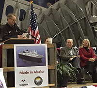 Laying of the Keels Ceremony Marks Beginning of First Ferries to Be Constructed in Alaska