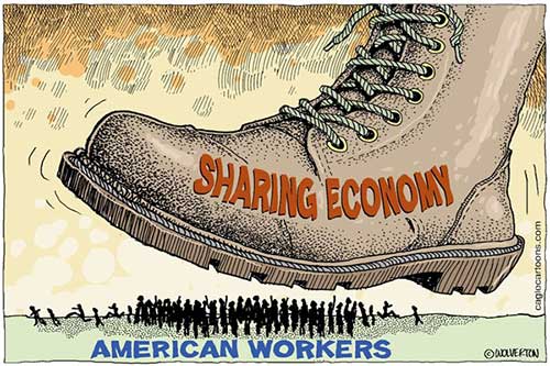 jpg Editorial Cartoon: The Sharing Economy